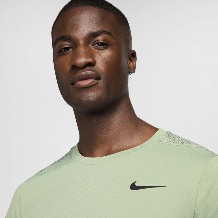 Nike Men's Court Slam Dri-FIT Tennis Top Green Nike Men's Court Slam Dri-FIT Tennis Top Green image number 2