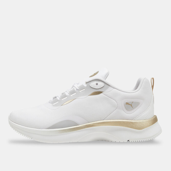 PUMA Women's Softride Orla Metallic Dream Shoes White image number 0