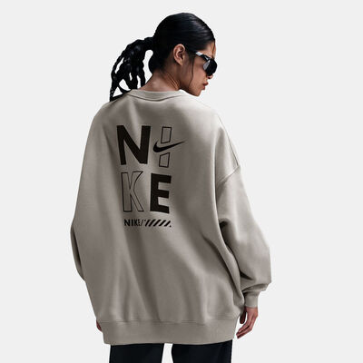 Nike Women's Fleece Sweatshirt Ivory Nike Women's Fleece Sweatshirt Ivory