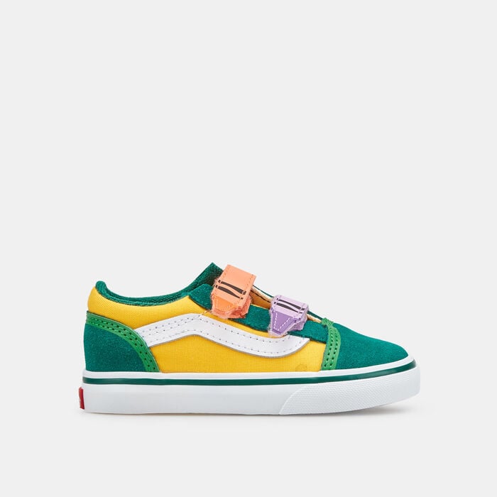 Vans Kids' Crayola Old Skool Unisex Shoe (Baby and Toddler) Green Vans Kids' Crayola Old Skool Unisex Shoe (Baby and Toddler) Green image number 0