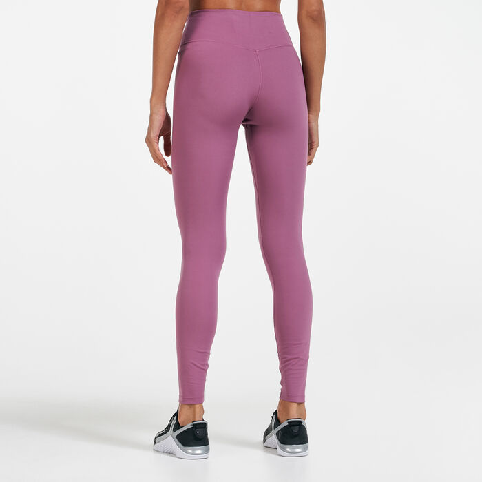 Nike Women's One Dri-FIT Training Leggings Pink image number 1