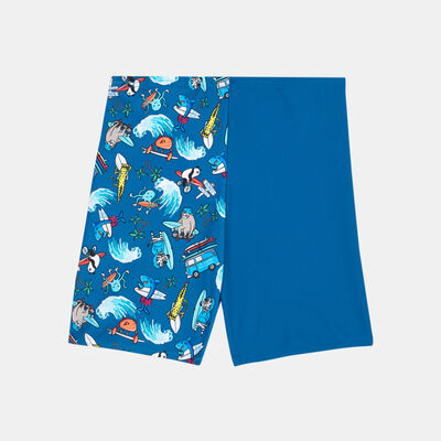 Speedo Kids' Digital Allover Jammer Shorts Green