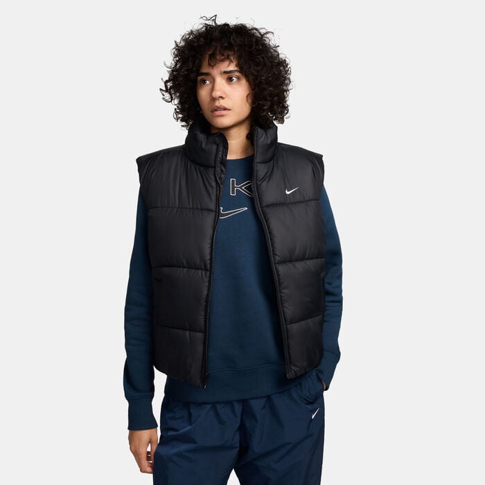 Nike Women's Sportswear Therma-FIT Puffer Vest Black Nike Women's Sportswear Therma-FIT Puffer Vest Black image number 0