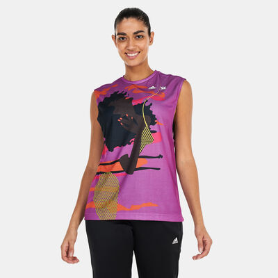 adidas Women's Tennis New York Tank Top Purple adidas Women's Tennis New York Tank Top Purple