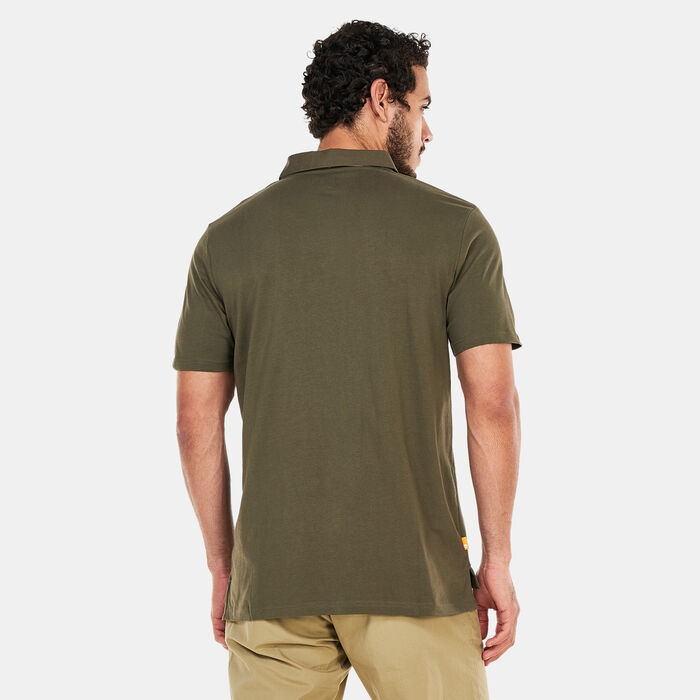 Timberland Men's Outdoor Heritage Seasonal Polo Shirt Green Timberland Men's Outdoor Heritage Seasonal Polo Shirt Green image number 1
