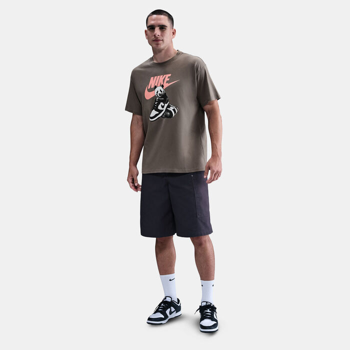 Nike Men's Sportswear Printed T-Shirt Brown Nike Men's Sportswear Printed T-Shirt Brown image number 2