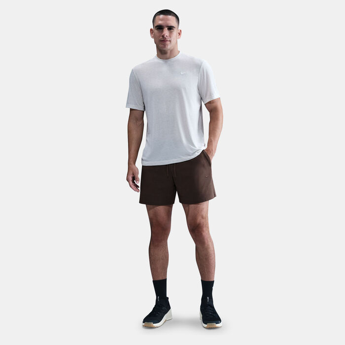 Nike Men's Primary Fleece Dri-FIT Performance Shorts Brown Nike Men's Primary Fleece Dri-FIT Performance Shorts Brown image number 2