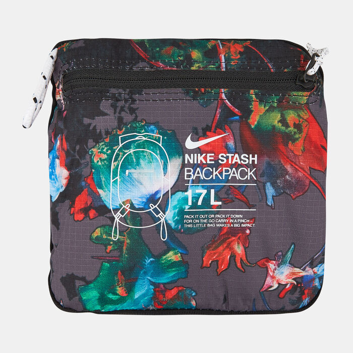 Nike Men's Printed Stash Backpack Multi-Color image number 4
