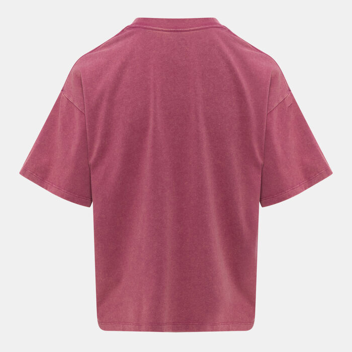Under Armour Women's Boxy Heavyweight T-Shirt Pink Under Armour Women's Boxy Heavyweight T-Shirt Pink image number 3