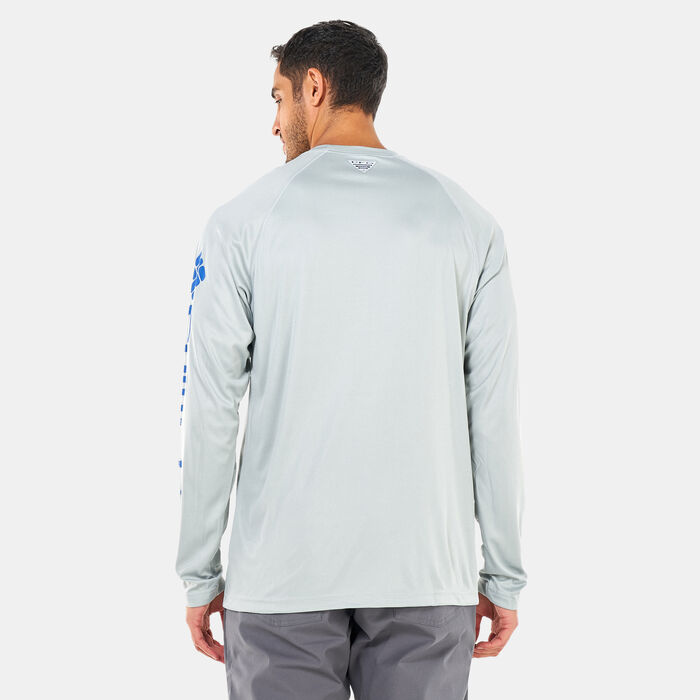 Columbia Men's PFG Terminal Tackle™ Heather Long Sleeve T-Shirt Columbia Men's PFG Terminal Tackle™ Heather Long Sleeve T-Shirt image number 1