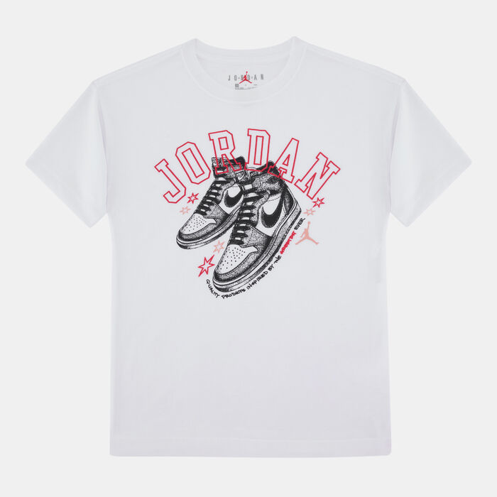 Jordan Kids' AJ1 Rookie T-Shirt Black image number 0