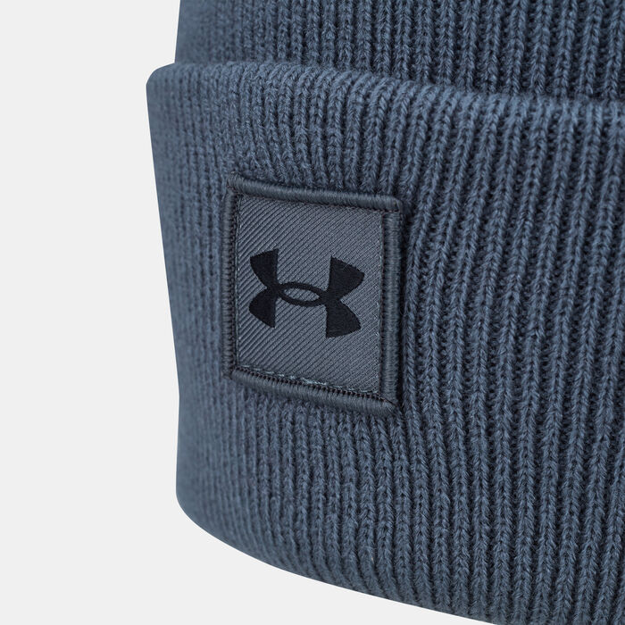 Under Armour Men's UA Halftime Cuff Beanie Grey Under Armour Men's UA Halftime Cuff Beanie Grey image number 2