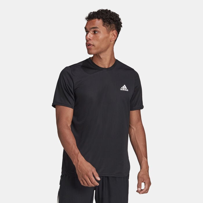 adidas Men's AEROREADY Designed For Movement T-Shirt Black adidas Men's AEROREADY Designed For Movement T-Shirt Black image number 0