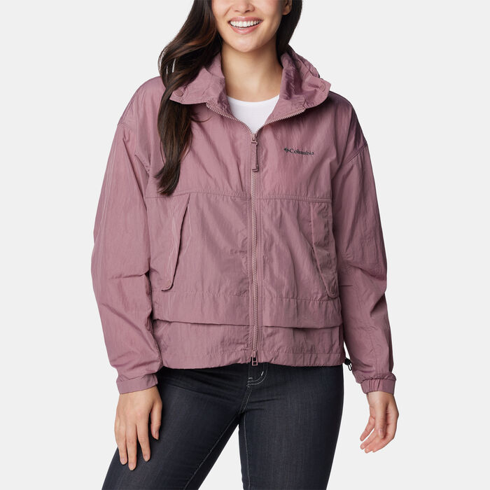 Columbia Women's Paracutie™ Windbreaker Jacket Purple Columbia Women's Paracutie™ Windbreaker Jacket Purple image number 0