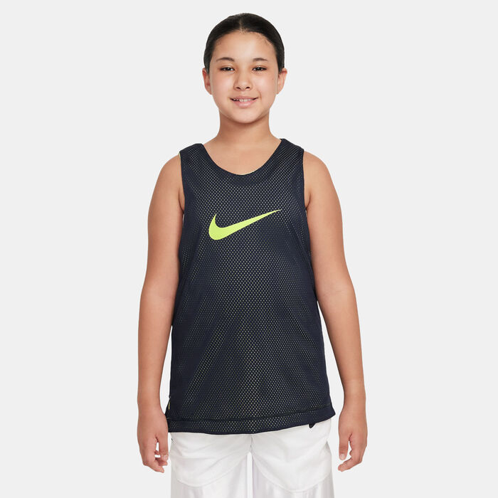 Nike Kids' Dri-FIT Basketball Tank Top Green image number 2