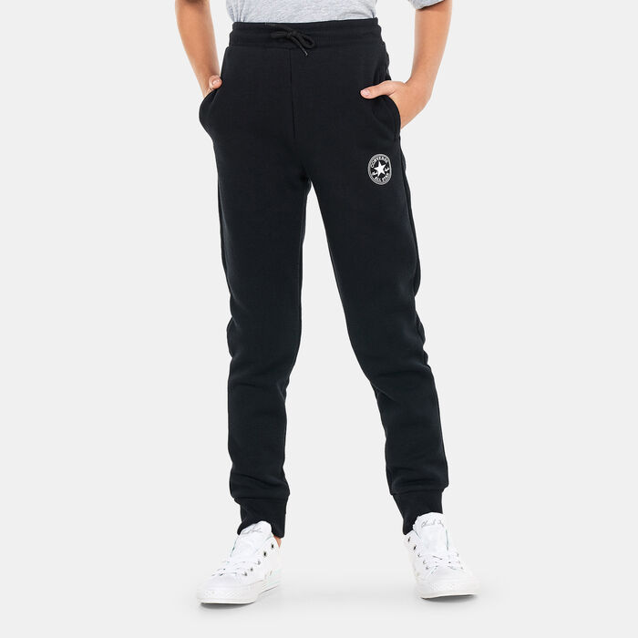 Converse Kids' Signature Chuckpatch Pants (Older Kids) Black Converse Kids' Signature Chuckpatch Pants (Older Kids) Black image number 0
