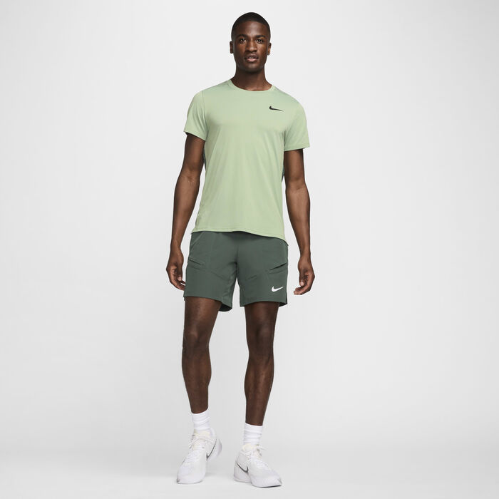 Nike Men's Court Slam Dri-FIT Tennis Top Green Nike Men's Court Slam Dri-FIT Tennis Top Green image number 5