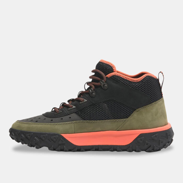 Timberland Men's GreenStride Motion 6 Mid Hiking Shoes Black Timberland Men's GreenStride Motion 6 Mid Hiking Shoes Black image number 2