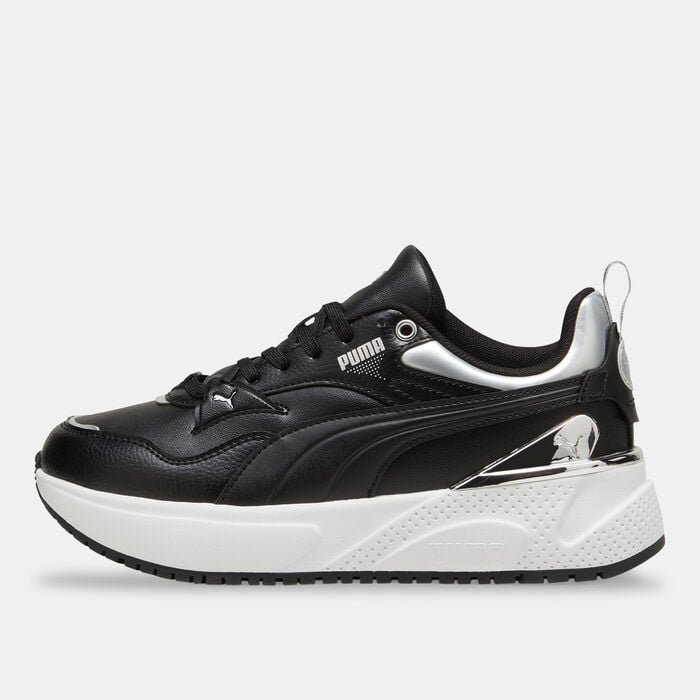 PUMA Women's R78 Disrupt Metallic Dream Shoes White PUMA Women's R78 Disrupt Metallic Dream Shoes White image number 0