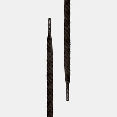 TUBELACES Flat Shoelaces Black TUBELACES Flat Shoelaces Black