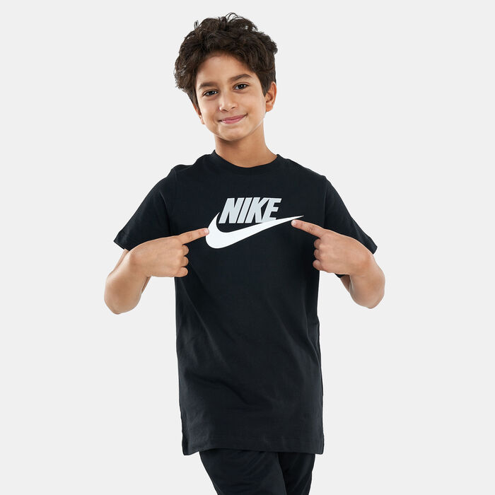 Nike Kids' Futura Icon T-Shirt (Older Kids) Black Nike Kids' Futura Icon T-Shirt (Older Kids) Black image number 0