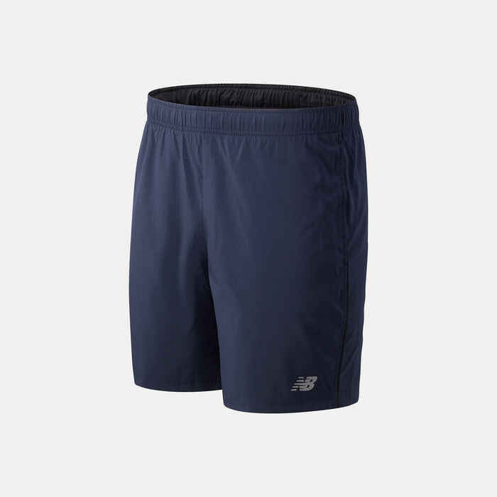 New Balance Men's Core Run 7-inch Shorts Blue New Balance Men's Core Run 7-inch Shorts Blue image number 0