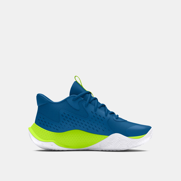 Under Armour Kids' UA Jet 23 Basketball Shoes Blue image number 1