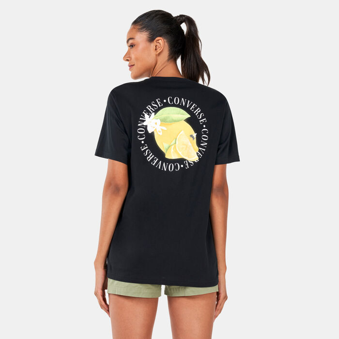 Converse Men's Fresh Lemon T-Shirt Black Converse Men's Fresh Lemon T-Shirt Black image number 3