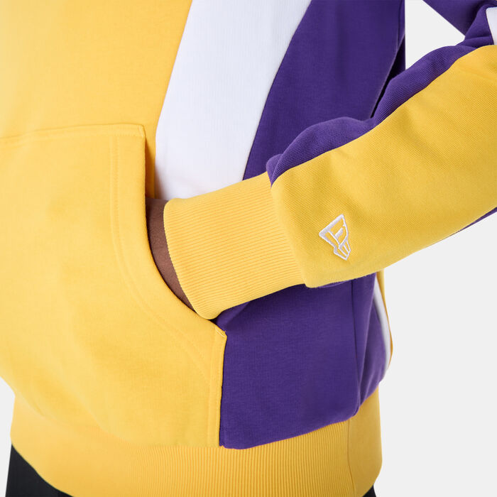 New Era Men's NBA Los Angeles Lakers Hoodie yellow New Era Men's NBA Los Angeles Lakers Hoodie yellow image number 4