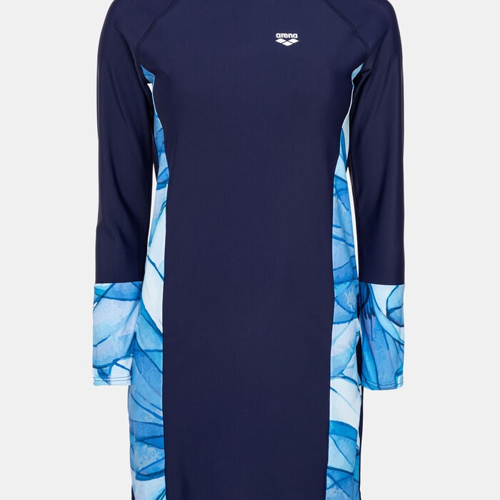 Arena Women's Modesty Swimming Tunic Blue Arena Women's Modesty Swimming Tunic Blue image number 2