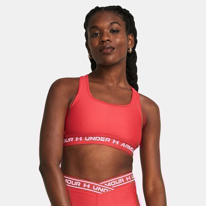 Under Armour Women's Armour Medium-Support Training Sports Bra Red Under Armour Women's Armour Medium-Support Training Sports Bra Red image number 0