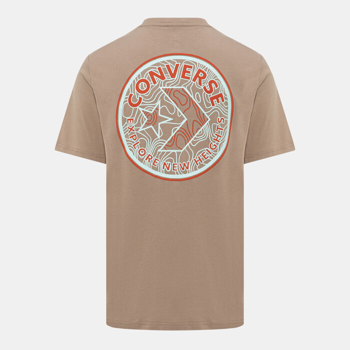 Converse Men's Topography T-Shirt Brown Converse Men's Topography T-Shirt Brown image number 1