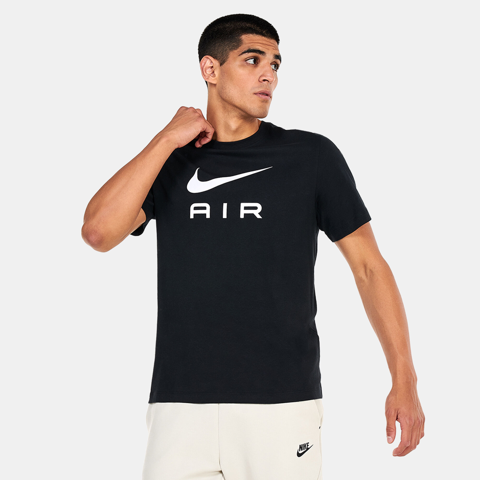 Nike air t shirt black deals