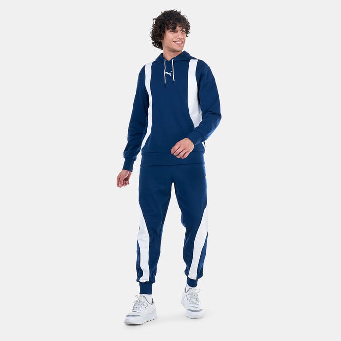 PUMA Men's Blueprint Formstrip Basketball Pants Blue PUMA Men's Blueprint Formstrip Basketball Pants Blue image number 2