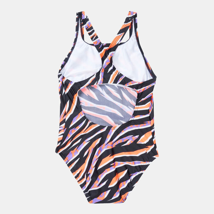 Speedo Kids' Allover Medalist Swimsuit Black Speedo Kids' Allover Medalist Swimsuit Black image number 1