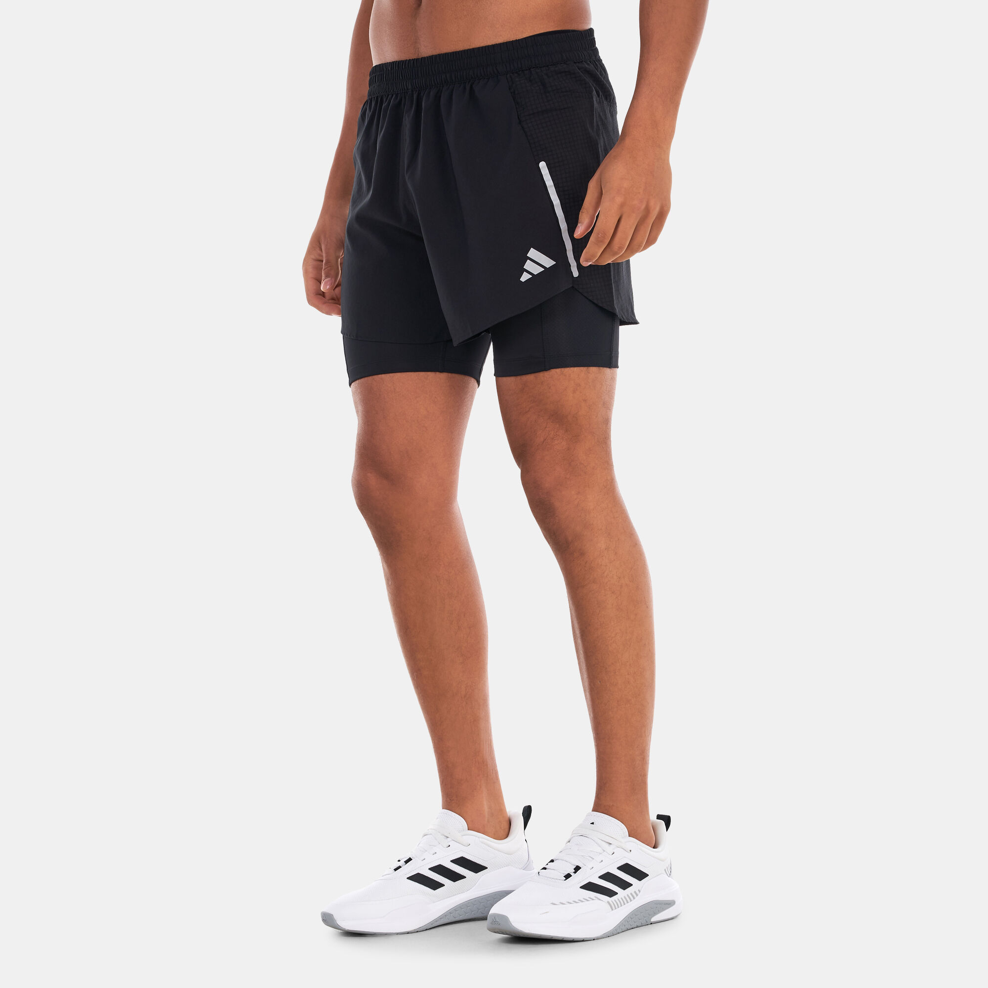 Buy adidas Men s Designed 4 Running 2 In 1 Shorts Black in KSA SSS