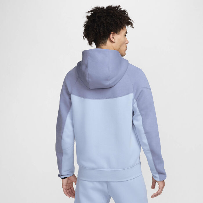 Nike Men's Sportswear Tech Fleece Windrunner Full-Zip Hoodie Blue Nike Men's Sportswear Tech Fleece Windrunner Full-Zip Hoodie Blue image number 1
