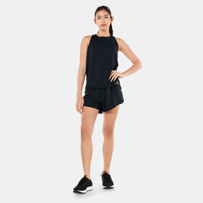 Under Armour Women's Rush Energy Tank Top Black Under Armour Women's Rush Energy Tank Top Black image number 2