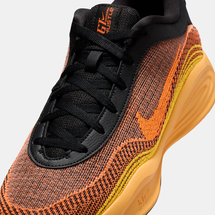 Nike Men's G.T. Hustle Academy Basketball Shoes Orange Nike Men's G.T. Hustle Academy Basketball Shoes Orange image number 4