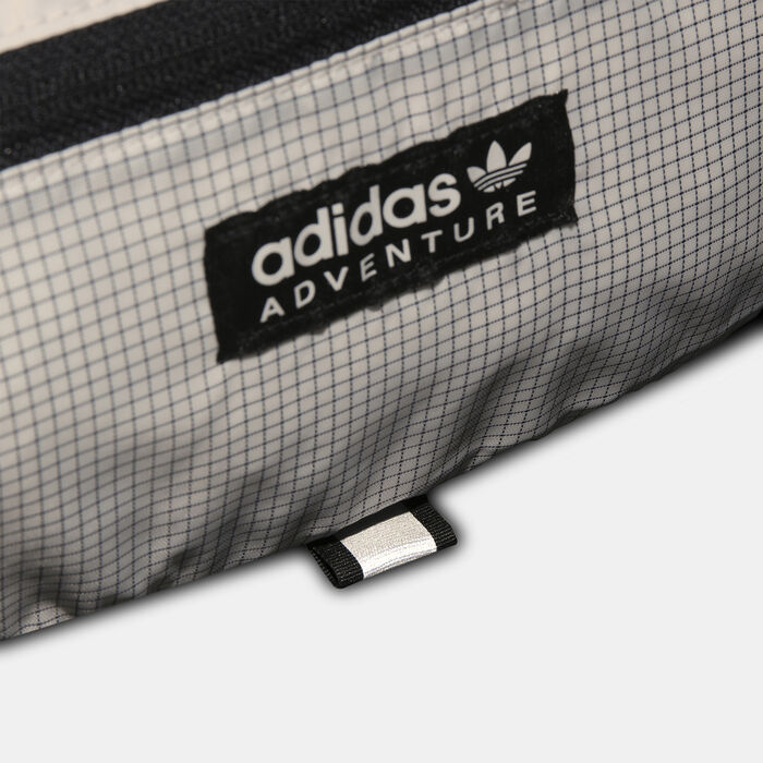 adidas Originals Adventure Waist Bag Large White adidas Originals Adventure Waist Bag Large White image number 5