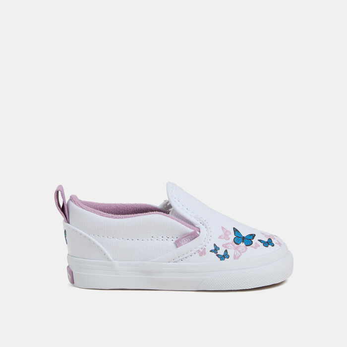 Vans Kids' Slip-On Velcro Unisex Shoes (Baby and Toddler) White Vans Kids' Slip-On Velcro Unisex Shoes (Baby and Toddler) White image number 0