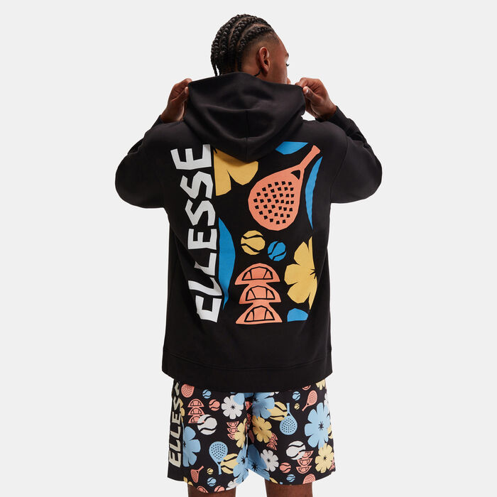 ellesse Men's Tepsoni Graphic Printed Hoodie Black ellesse Men's Tepsoni Graphic Printed Hoodie Black image number 1