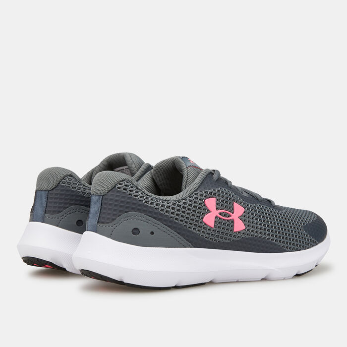 Buy Under Armour Women's UA Surge 3 Running Shoe Grey in KSA -SSS