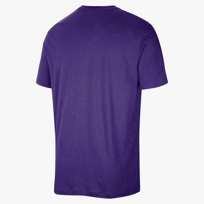 Nike Men's NBA Los Angeles Lakers Authentics Practice T-Shirt Purple Nike Men's NBA Los Angeles Lakers Authentics Practice T-Shirt Purple image number 1
