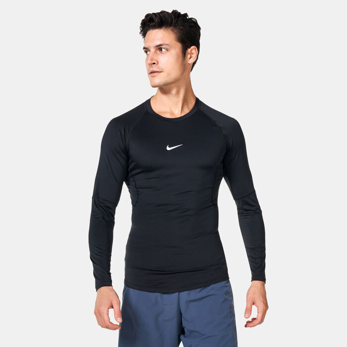 Nike Men's Pro Dri-FIT Training Top Black Nike Men's Pro Dri-FIT Training Top Black image number 0