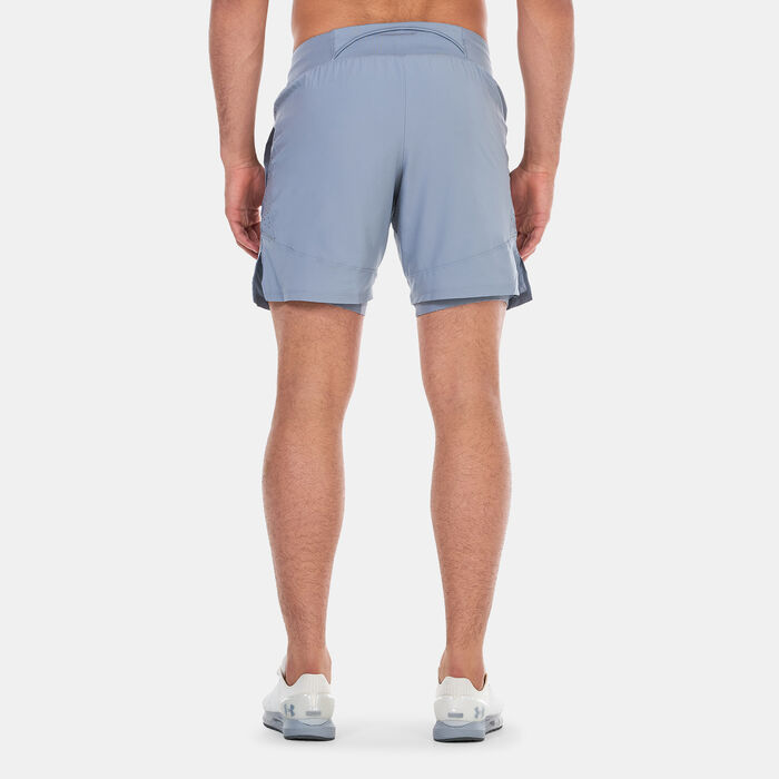 Under Armour Men's UA Launch Elite 2-in-1 Running Shorts (7 inches) Grey Under Armour Men's UA Launch Elite 2-in-1 Running Shorts (7 inches) Grey image number 1