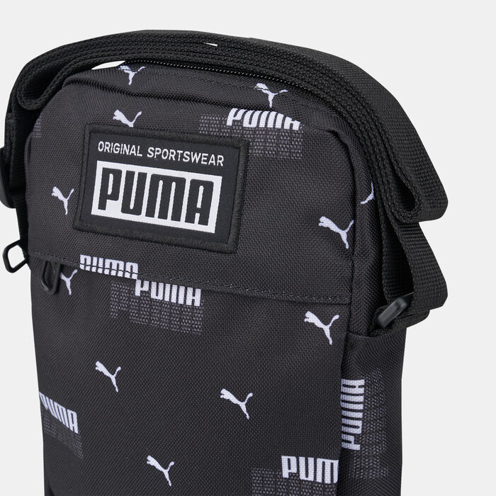 PUMA Men's Academy Portable Crossbody Bag Black PUMA Men's Academy Portable Crossbody Bag Black image number 3
