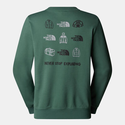 The North Face Men’s Outdoor Graphic Sweatshirt Green
