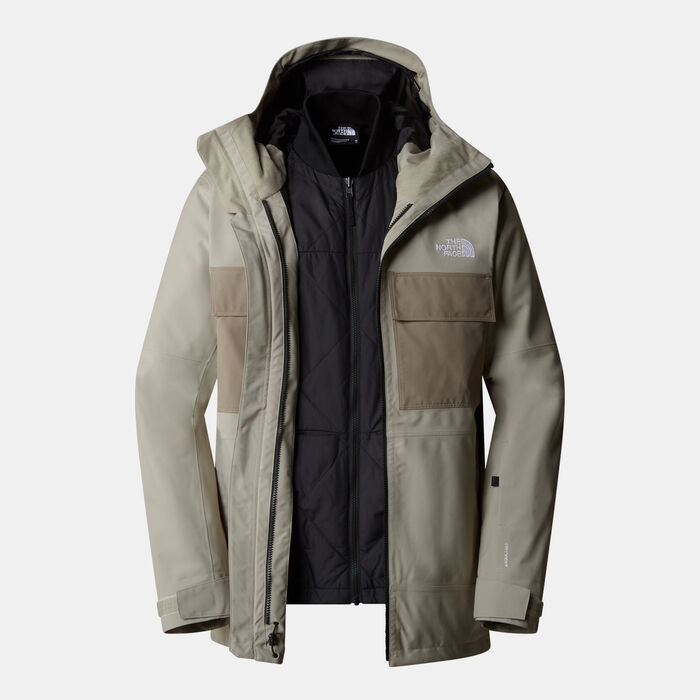 The North Face Men's Fourbarrel Triclimate Jacket Grey The North Face Men's Fourbarrel Triclimate Jacket Grey image number 2