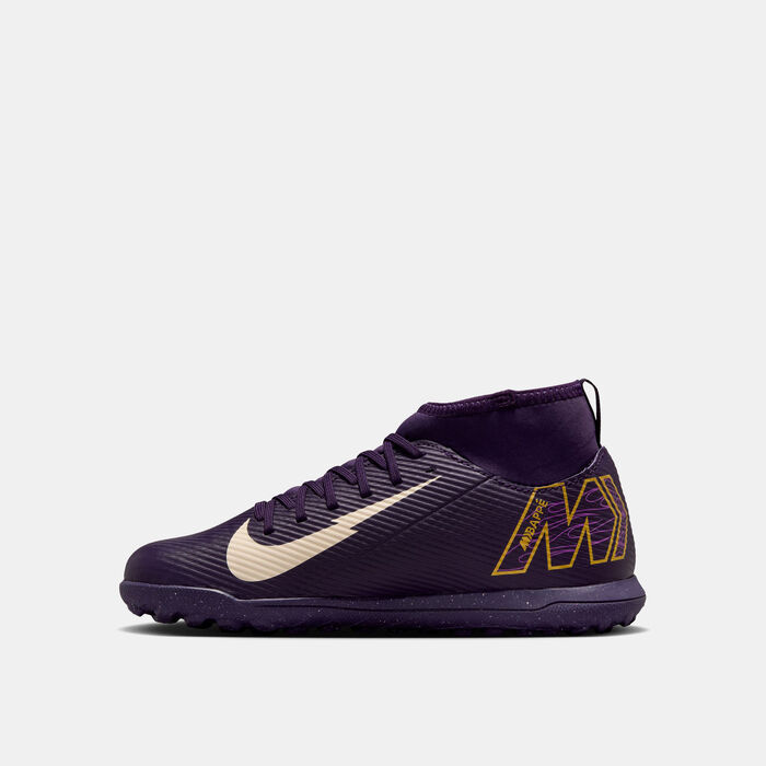 Nike Kids' Mercurial Superfly 10 Club Turf Ground Football Shoes Purple Nike Kids' Mercurial Superfly 10 Club Turf Ground Football Shoes Purple image number 2